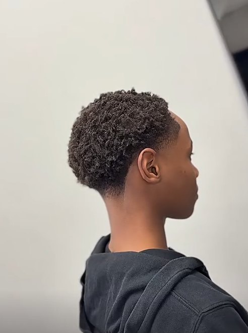 Curls with taper